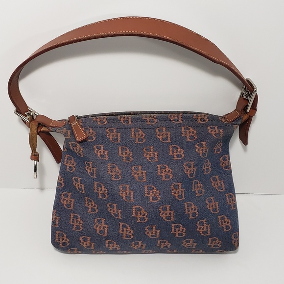Dooney & Bourke Handbags - Dooney and Bourke Denim & Leather Shoulder Bag